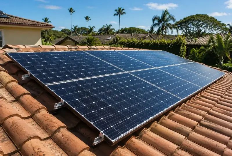 Installation de panneaux solaires à Brénod